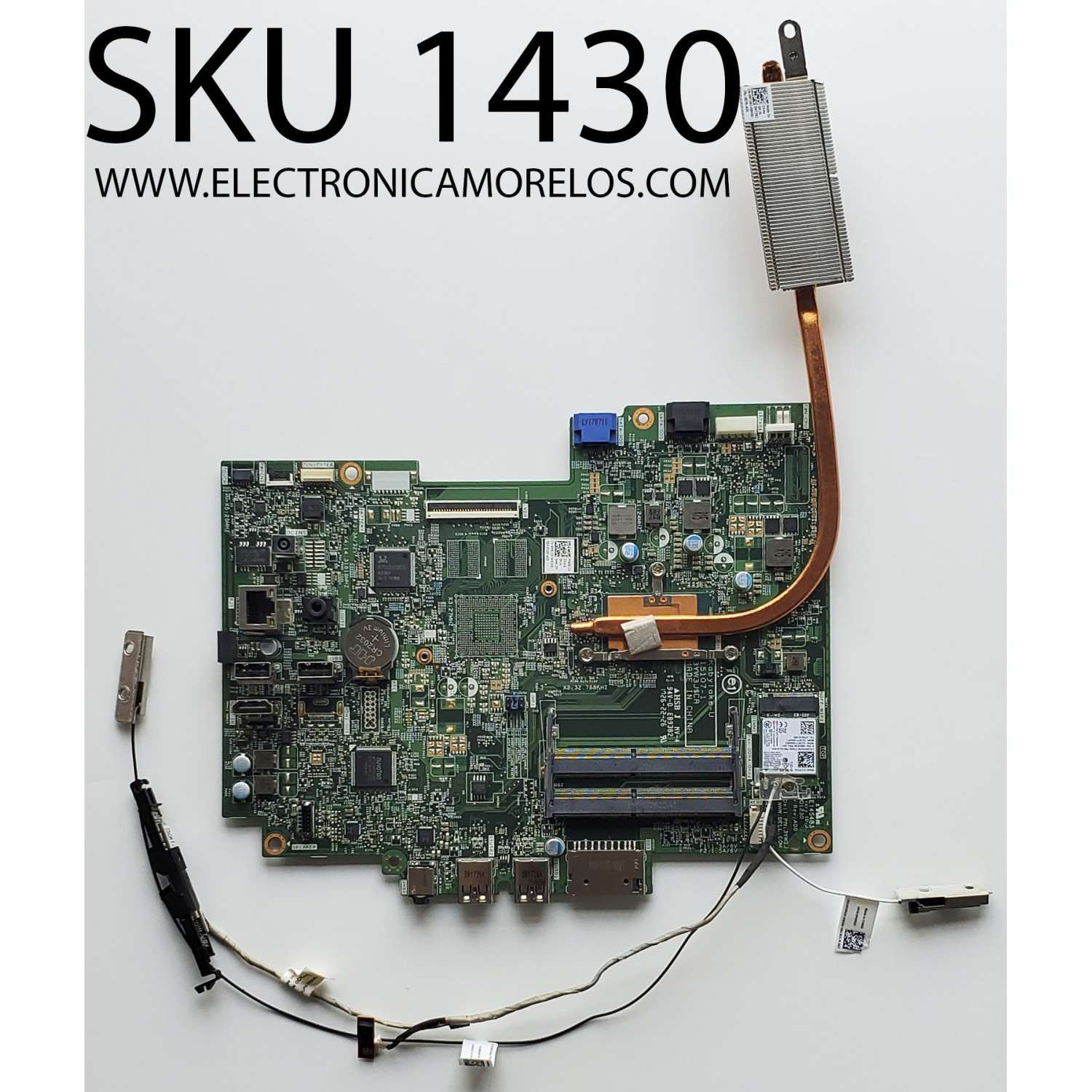 TARJETA MADRE PARA COMPUTASORA DELL / NÚMERO DE PARTE CN-0H6C3V-WS500-78S-01E9-A00 / 3YW3JSCA / 15107-1 / 0H6C3V / PANEL LM215WF3(SL)(N1) / MODELO W17B / CON PROCESADOR INTEGRADO	